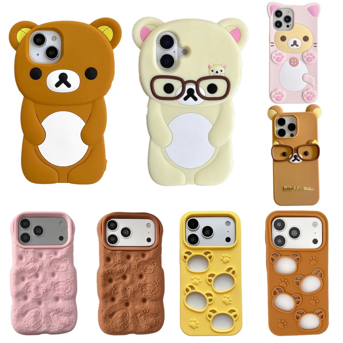 Apple Iphone 15 Pro Max - เคสโทรศัพท์ลายการ์ตูนหมีเท็ดดี้ 3D น่ารักมาก สำหรับ iPhone 17