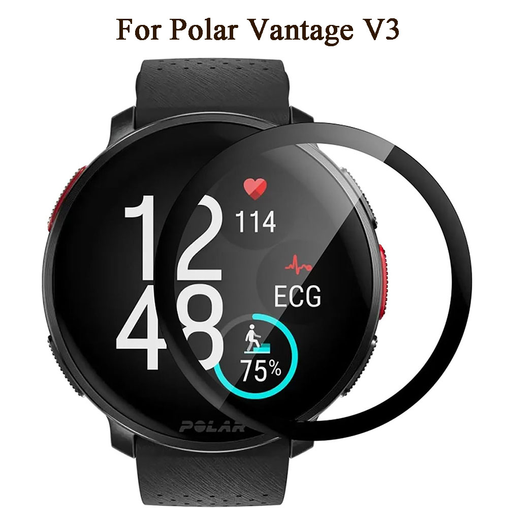 Smartwatch Screen Film - สำหรับแถบสมาร์ทวอท์ช V3 Polar Vantage ปกป้องเต็มรูปแบบฟิล์ม PET