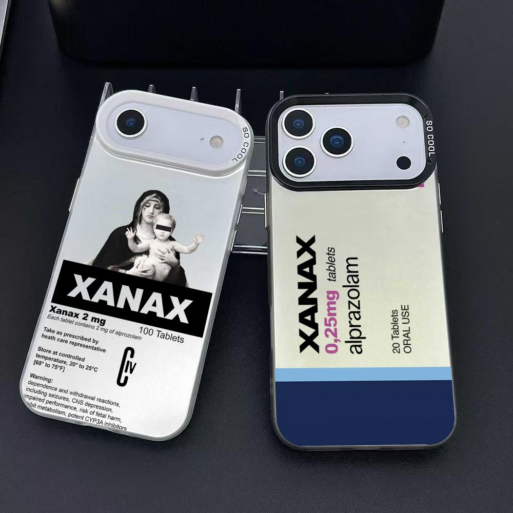 Apple Iphone 15 Pro Max - เคสโทรศัพท์ C-Chill Pill XANAXS สำหรับ iPhone