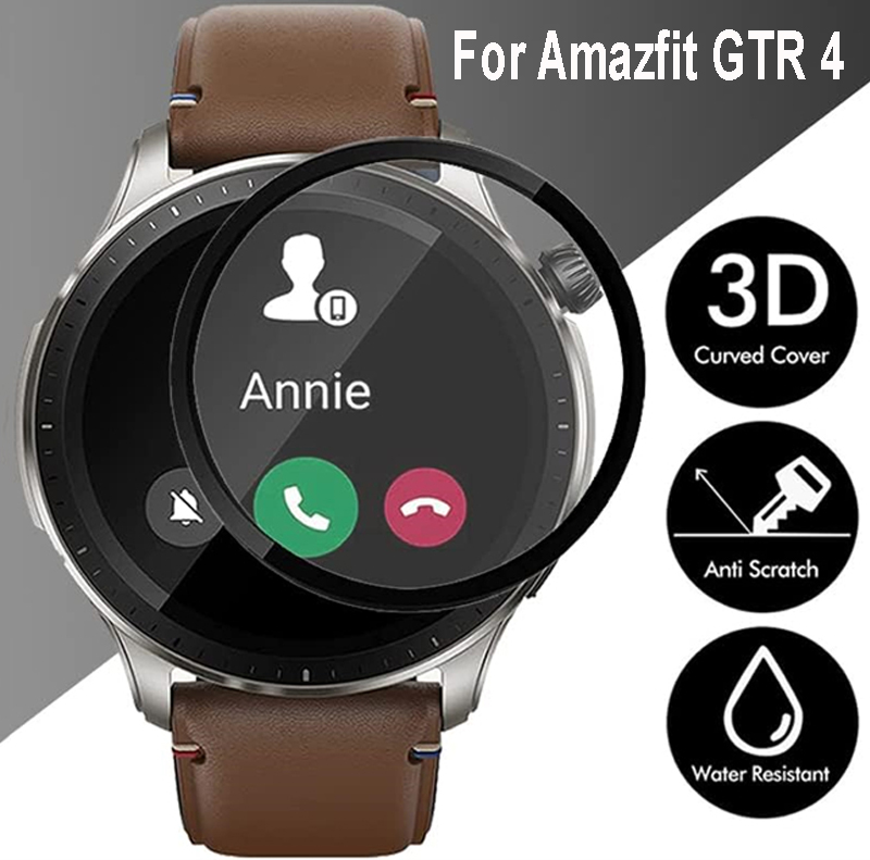 Smartwatch Screen Film - สำหรับ amazfit GTR 4ฝาครอบป้องกันหน้าจอ HD โค้งป้องกันการแผ่นฟิล์มกันรอยสำหรับ