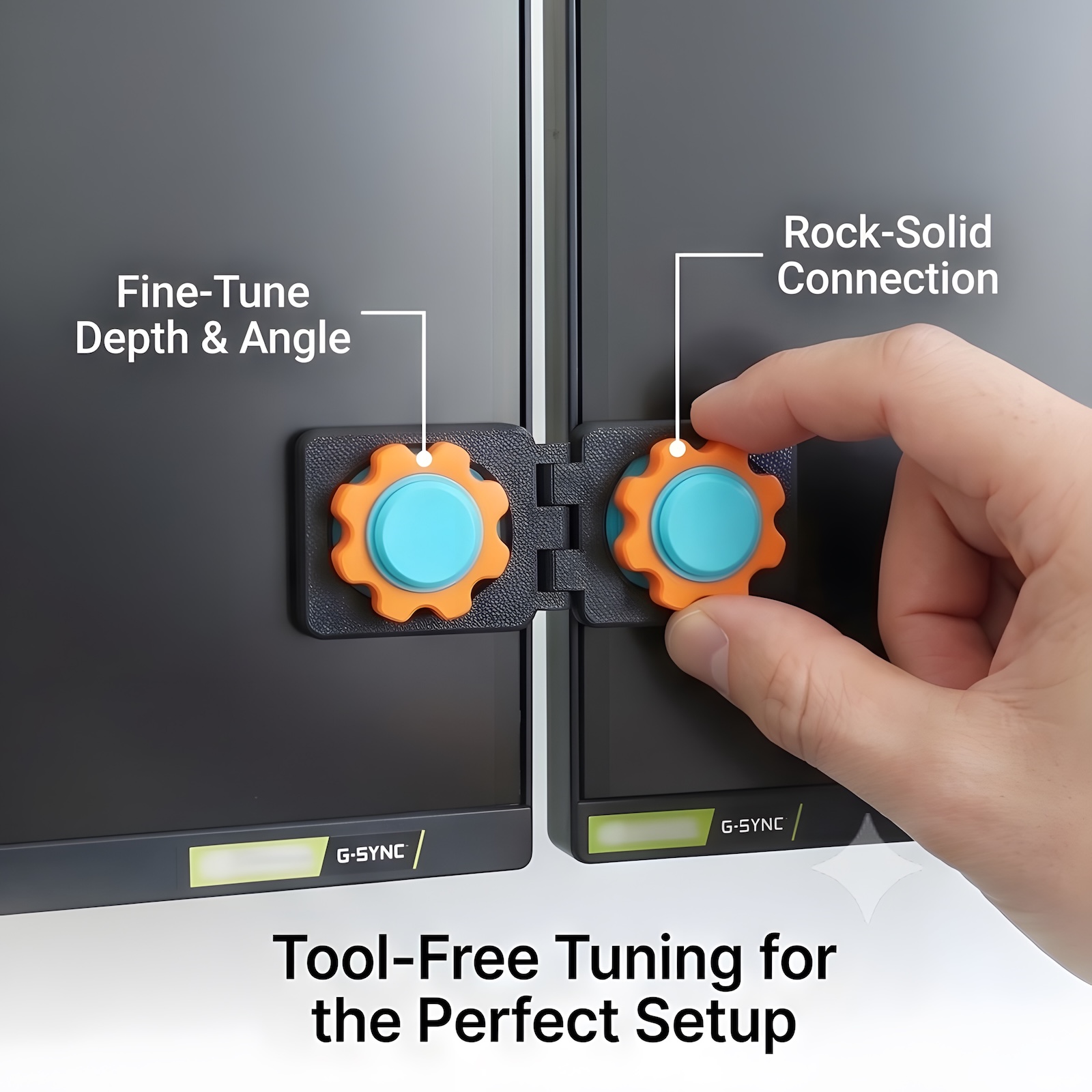 คลิปจัดตำแหน่งจอภาพคู่แบบสากล  - Screen Alignment Tool บทวิจารณ์และราคา