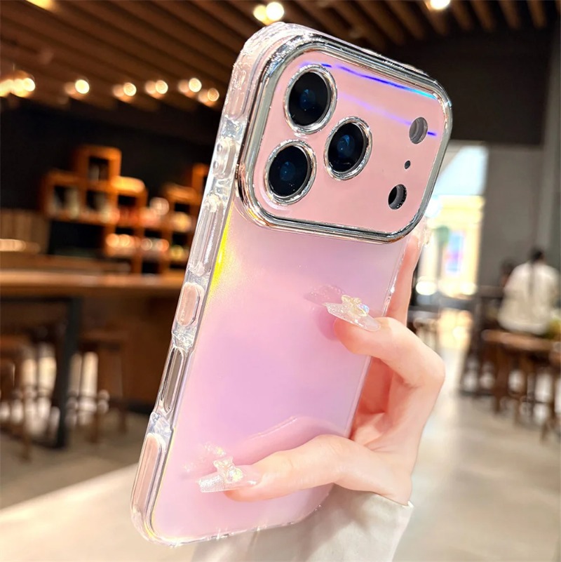 เคสโทรศัพท์แบบกลิตเตอร์เลเซอร์ - Camera Lens Protector บทวิจารณ์และราคา