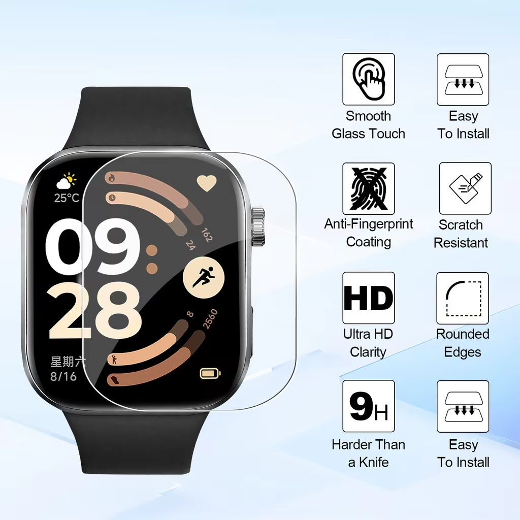 1-5 ชิ้นฟิล์มนุ่มสำหรับเสี่ยวม - Smartwatch Screen Film บทวิจารณ์และราคา