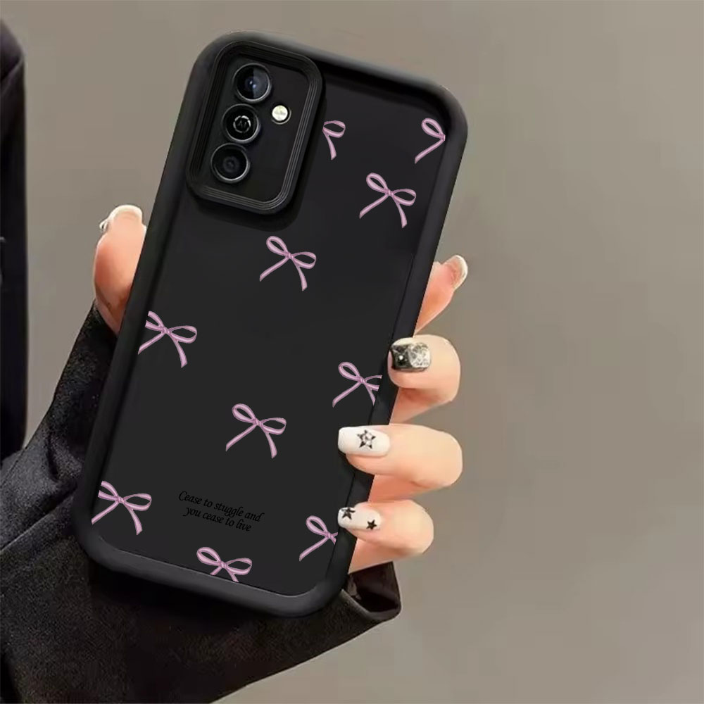เคสโทรศัพท์ TPU นิ่มลายโบว์สีช - Samsung Galaxy S25 บทวิจารณ์และราคา