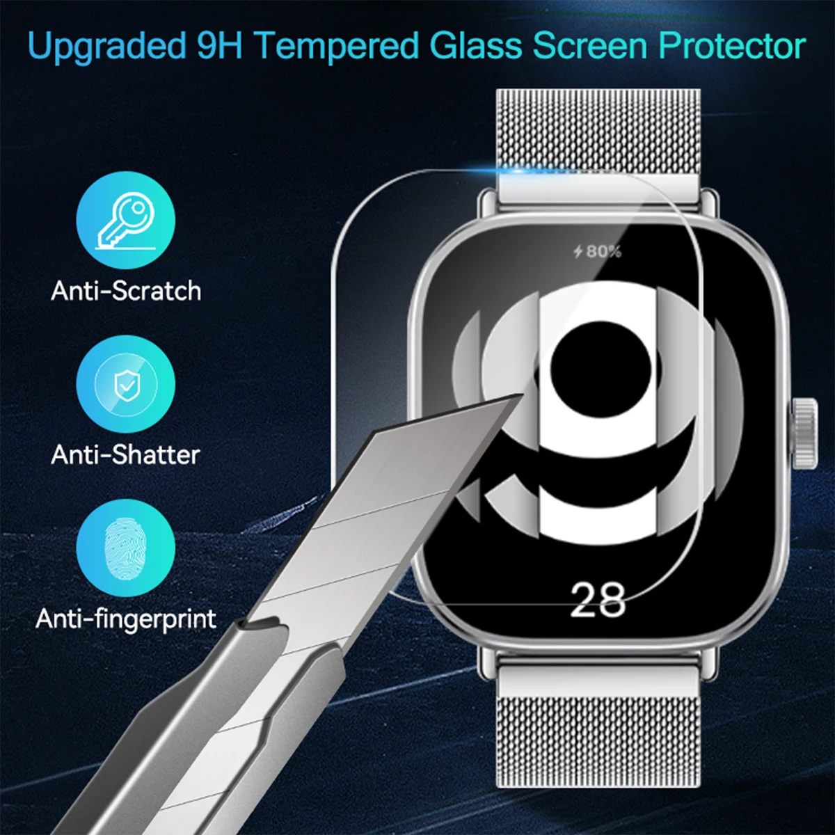 กระจกนิรภัยสําหรับ Xiaomi Redm - Smartwatch Screen Film บทวิจารณ์และราคา