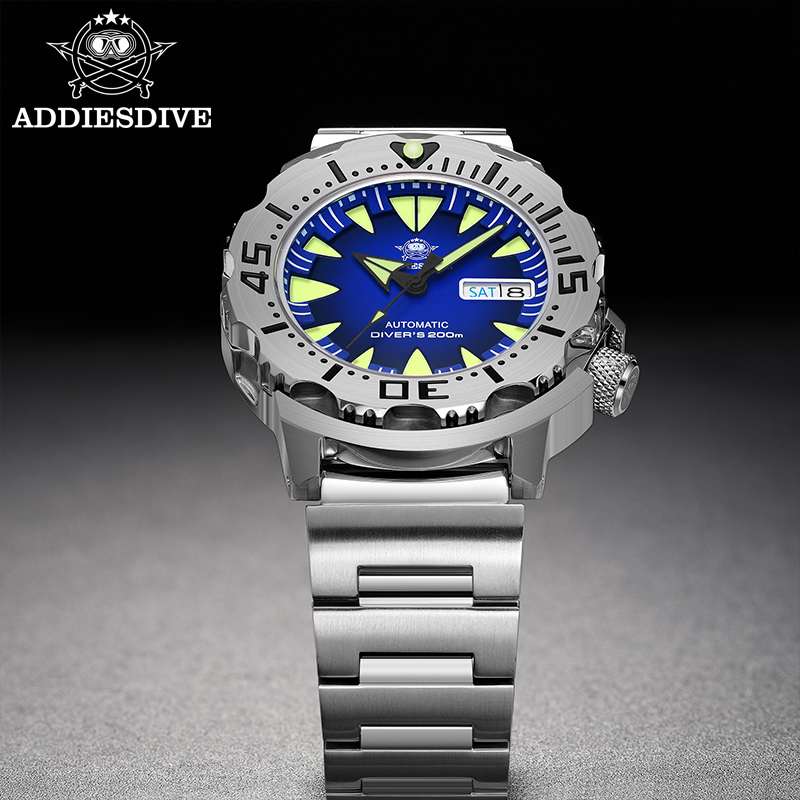 ADDIESDIVE นาฬิกาดำน้ำผู้ชายระ - Anti Blue Light Film บทวิจารณ์และราคา