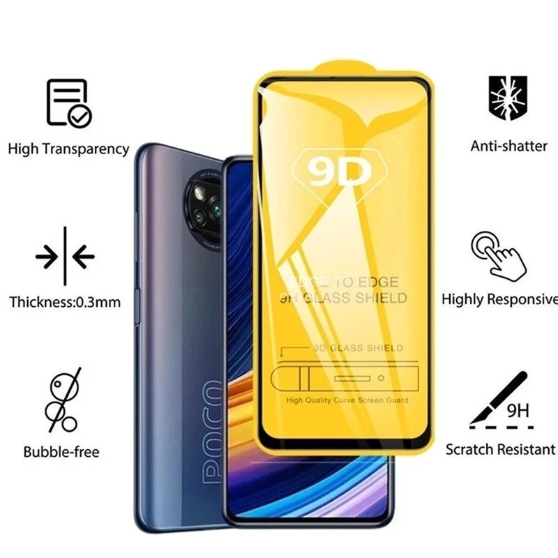 3Pcs 9D คลุมทั้งหมดป้องกันหน้า - Realme Gt 6 บทวิจารณ์และราคา